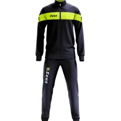 Hombre Zeus Chándales|Equipaciones^Tuta Apollo Hombre Chándal Marino amarillo neón