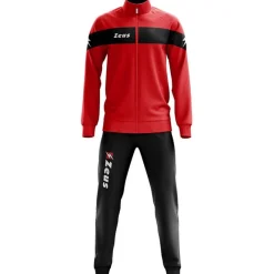Zeus Equipaciones^Tuta Apollo Hombre Chándal rojo negro