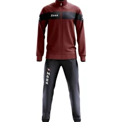 Hombre Zeus Chándales|Equipaciones^Tuta Apollo Hombre Chándal Rojo oscuro Azul