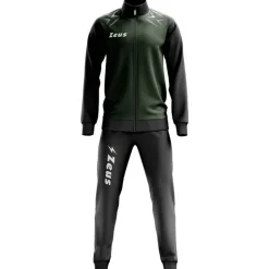 Hombre Zeus Chándales|Equipaciones^Tuta Easy Chándal Negro verde militar