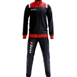 Hombre Zeus Chándales|Equipaciones^Tuta Relax Vesuvio Hombre Chándal Marino Rojo