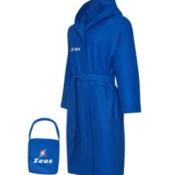 Zeus Natación|Accesorios^Unisex Albornoz de microfibra azul