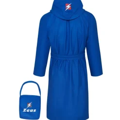 Zeus Natación|Accesorios^Unisex Albornoz de microfibra azul