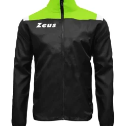 Zeus Equipaciones^Vesuvio Chubasquero negro verde neón