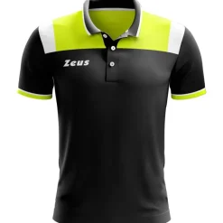 Zeus Equipaciones^Vesuvio Hombre Polo amarillo neón